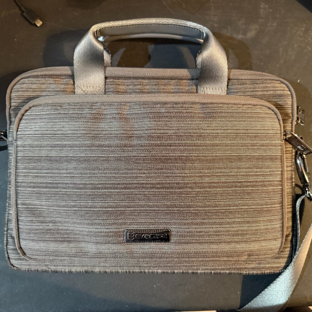 Evecase iPad Tablet Bag With Handles Grey Padded (151)